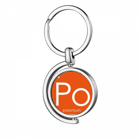 Chestry Elements Period Table Semetal Polonium Po Rotating Keychain Metal Keyring Holder
Chestry Elements Period Table Semetal Polonium Po Rotating Keychain Metal Keyring Holder
