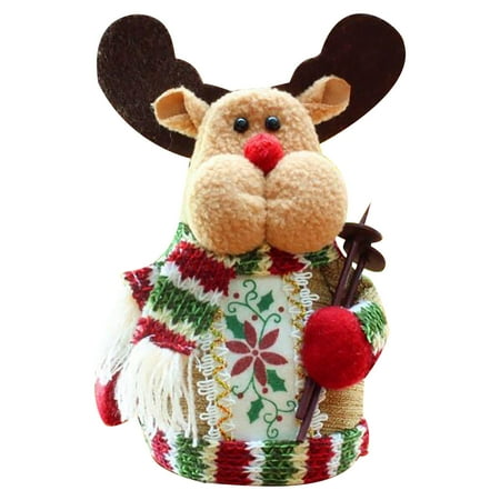 Christmas Forest Old Man With Lamp Pendant Face - Less Doll Shining Small Penda