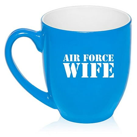 16 oz Large Bistro Mug Ceramic Coffee Tea Glass Cup Air Force Wife (Light Blue)
16 oz Large Bistro Mug Ceramic Coffee Tea Glass Cup Air Force Wife (Light Blue)
