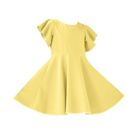 XIEULQP Baby Girl Clothes Classic Spring summer Girls Dress College Children s Spring and Autumn Color Short Sleeved Dress Summer Dress Yellow
XIEULQP Baby Girl Clothes Classic Spring summer Girls Dress College Children s Spring and Autumn Color Short Sleeved Dress Summer Dress Yellow