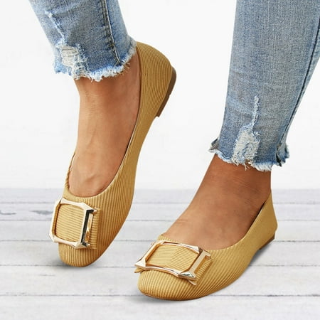Aayomet Platform Sandals Women Square Buckle Flat Shoes Slip On Shallow Mouth Simple Single Shoes Casual Shoes Work Shoes Yellow 8
Aayomet Platform Sandals Women Square Buckle Flat Shoes Slip On Shallow Mouth Simple Single Shoes Casual Shoes Work Shoes Yellow 8