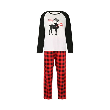 Canrulo Christmas Family Matching Pajamas Set Elk Print Top and Plaid Pants Jammies Sleepwear for Adults Kids Baby
Canrulo Christmas Family Matching Pajamas Set Elk Print Top and Plaid Pants Jammies Sleepwear for Adults Kids Baby