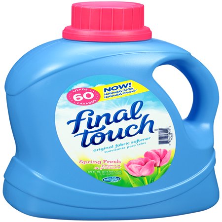 Ultra Final Touch Spring Fresh Concentrated Fabric Softener, 120 fl oz ...