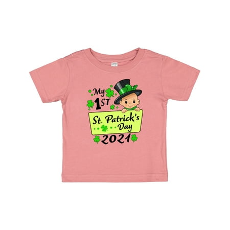 Inktastic My First St. Patrick s Day- Baby in Top Hat with Bow Gift Baby Boy or Baby Girl T-Shirt
Inktastic My First St. Patrick s Day- Baby in Top Hat with Bow Gift Baby Boy or Baby Girl T-Shirt