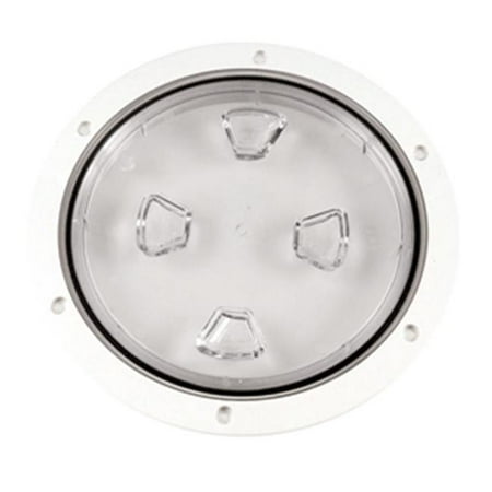 Clear Center Screw - Out Deck Plate White