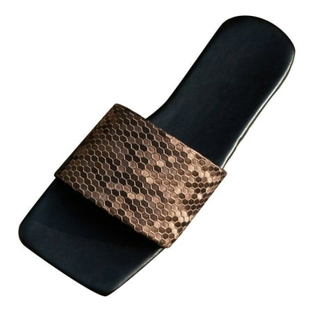 Women s Flat Sandals Fashion Slides With Soft Slippers Clearance Sale Women s Flat Shoes Ladies Beach Sandals Summer Non-Slip Causal Slippers
Women s Flat Sandals Fashion Slides With Soft Slippers Clearance Sale Women s Flat Shoes Ladies Beach Sandals Summer Non-Slip Causal Slippers