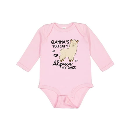 Inktastic Glamma s You Say Alpaca My Bags Gift Baby Boy or Baby Girl Long Sleeve Bodysuit
Inktastic Glamma s You Say Alpaca My Bags Gift Baby Boy or Baby Girl Long Sleeve Bodysuit