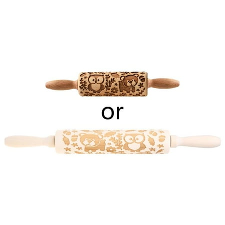 Whigetiy Christmas Animal Pattern Wooden Engraved 3D Rolling Pin Embossed Dough Roller
Whigetiy Christmas Animal Pattern Wooden Engraved 3D Rolling Pin Embossed Dough Roller