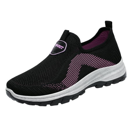 ZIZOCWA Women S Mesh Sneakers Wide Width Non-Slip Letter Printed Slip On Breathable Walking Shoes Light Weight Casual Shoes Outdoor Black Size37
ZIZOCWA Women S Mesh Sneakers Wide Width Non-Slip Letter Printed Slip On Breathable Walking Shoes Light Weight Casual Shoes Outdoor Black Size37