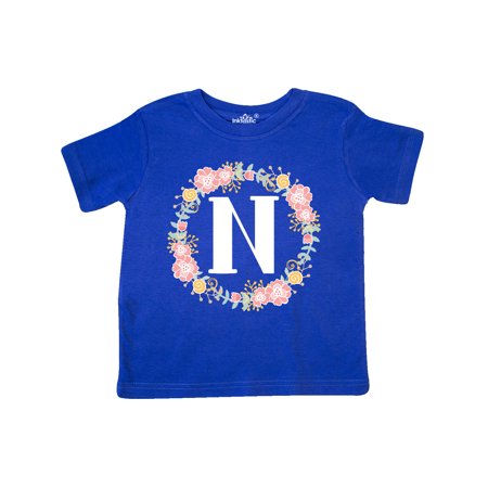 Inktastic Monogram Letter N Rose Floral Wreath Gift Gift Toddler Toddler Girl T-Shirt
Inktastic Monogram Letter N Rose Floral Wreath Gift Gift Toddler Toddler Girl T-Shirt