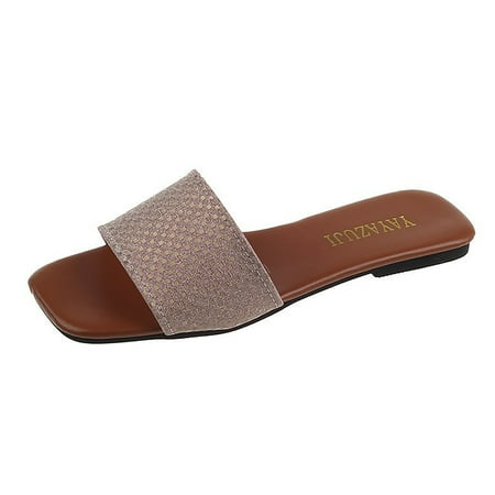 Sngxgn Womens Braided Heeled Sandals Backless Square Open Toe Block Strappy Slip On Slide ShoesBlack Platform Sandals Brown 8.5
Sngxgn Womens Braided Heeled Sandals Backless Square Open Toe Block Strappy Slip On Slide ShoesBlack Platform Sandals Brown 8.5