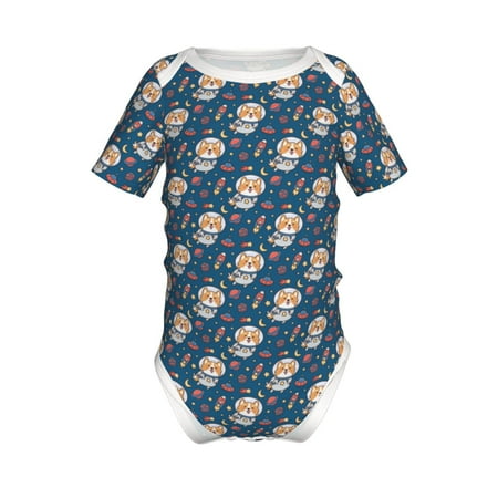 Yiaed Space Puppy Print Infant Climbing Short Sleeve Onesie One-Piece Baby Bodysuit Clothes 0-12 Months -18 Months
Yiaed Space Puppy Print Infant Climbing Short Sleeve Onesie One-Piece Baby Bodysuit Clothes 0-12 Months -18 Months