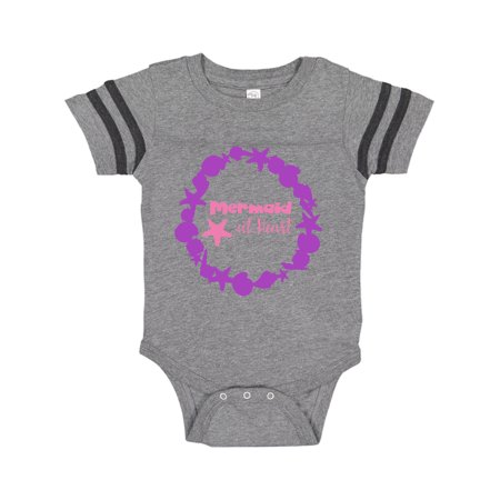 Inktastic Mermaid At Heart Seashell Starfish - Pink Purple Gift Baby Girl Bodysuit
Inktastic Mermaid At Heart Seashell Starfish - Pink Purple Gift Baby Girl Bodysuit