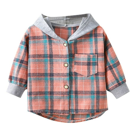 Boys Sweatshirts & Hoodies Toddler Boys Girls Long Sleeve Hooded Plaid Clothes Kids Button Down Shirt Casual Outfit Loose Pullover Tops Pink 10 Years-11 Years
Boys Sweatshirts & Hoodies Toddler Boys Girls Long Sleeve Hooded Plaid Clothes Kids Button Down Shirt Casual Outfit Loose Pullover Tops Pink 10 Years-11 Years