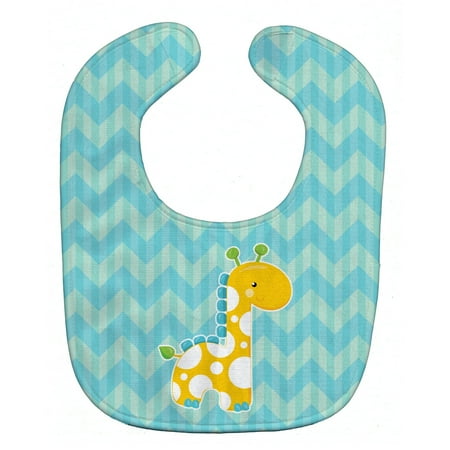 Carolines Treasures BB6821BIB Boy Giraffe Baby Bib 10 x 13 multicolor