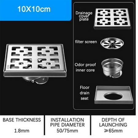 JINGT All-Copper Floor Drain: Efficient Durable and Stylish - Upgrade Your Bathroom
JINGT All-Copper Floor Drain: Efficient Durable and Stylish - Upgrade Your Bathroom