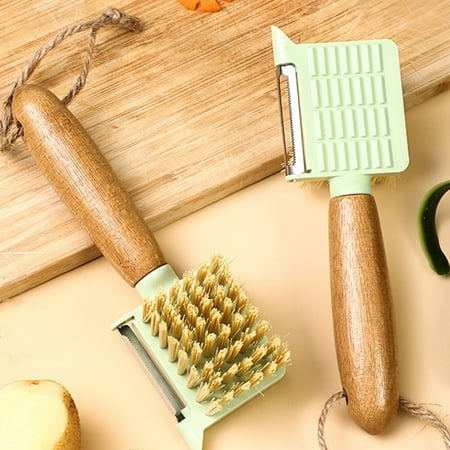 Vegetable/Fruit Peeler with Brush Multifunctional Veggie Peeler Hanging Storage Vegetables Fruits
Vegetable/Fruit Peeler with Brush Multifunctional Veggie Peeler Hanging Storage Vegetables Fruits