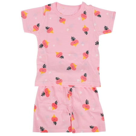 Baby Summer Clothes Suit Soft Cotton Baby Summer Pajamas Set Elastic Waistband Radish Pattern Stylish Cute For Summer Wear Radish 110cm
Baby Summer Clothes Suit Soft Cotton Baby Summer Pajamas Set Elastic Waistband Radish Pattern Stylish Cute For Summer Wear Radish 110cm