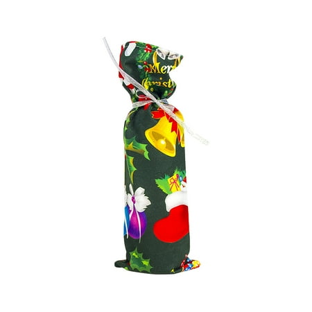tkrady Wine Bags Christmas Cover Decorative Polyester Cotton Flannel Printing Christmas Cover Christmas Champagne Bottle Cover
tkrady Wine Bags Christmas Cover Decorative Polyester Cotton Flannel Printing Christmas Cover Christmas Champagne Bottle Cover