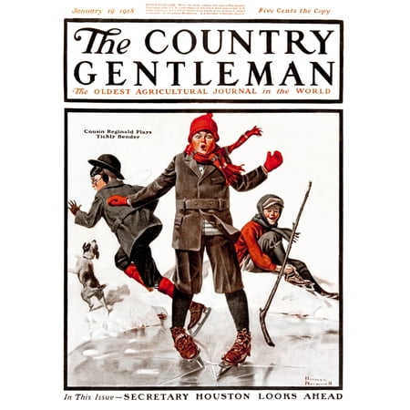 Cover of Country Gentleman agricultural magazine from the early 20th century Stretched Canvas - Remsberg Inc Design Pics (26 x 36)