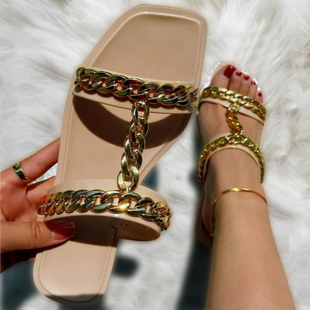 NECHOLOGY Slippers for Women Indoor Womens Shoes Summer Slippers Metal Chain Square Toe Slippers Womens Slippers Indoor Outdoor Khaki 7
NECHOLOGY Slippers for Women Indoor Womens Shoes Summer Slippers Metal Chain Square Toe Slippers Womens Slippers Indoor Outdoor Khaki 7