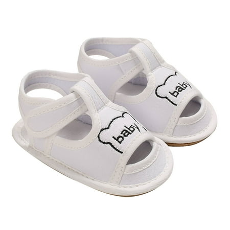 EHTMSAK Baby Toddler Girls Boy Soft Sole Beach Sandals First Walkers Shoes Infant Non-Slip Summer Slippers White 6M-2Y 12
EHTMSAK Baby Toddler Girls Boy Soft Sole Beach Sandals First Walkers Shoes Infant Non-Slip Summer Slippers White 6M-2Y 12