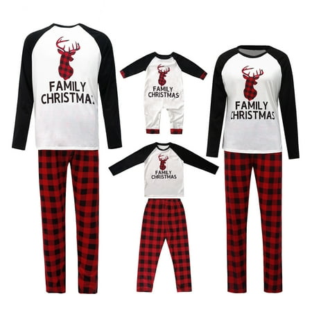 Family Christmas Pjs Matching Sets Plaid Letter Print Long Sleeve Pullover+ Long Pants Matching Holiday Pajamas
Family Christmas Pjs Matching Sets Plaid Letter Print Long Sleeve Pullover+ Long Pants Matching Holiday Pajamas