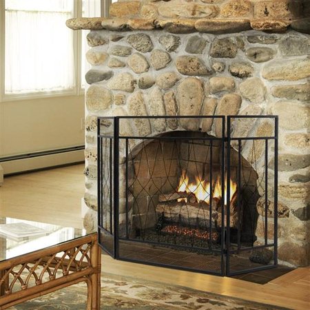3-Panel Heavy Duty Fireplace Screen Safety Fire Field Fence Spark Protective Cover Iron (128 x 81 x 1)cm
3-Panel Heavy Duty Fireplace Screen Safety Fire Field Fence Spark Protective Cover Iron (128 x 81 x 1)cm