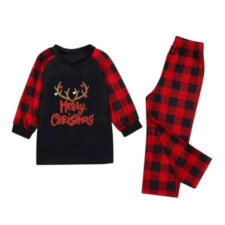 REORIAFEE Cute Elk Reindeer Print Red Plaid Holiday Sleepwear Christmas Print Tops+Pants Family Matching Pajamas Set Kids 8 Years
REORIAFEE Cute Elk Reindeer Print Red Plaid Holiday Sleepwear Christmas Print Tops+Pants Family Matching Pajamas Set Kids 8 Years