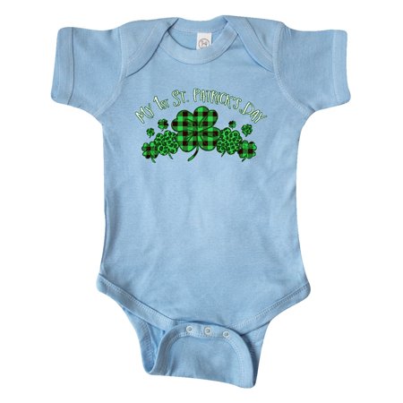 Inktastic My 1st St. Patrick s Day with Plaid Shamrocks Gift Baby Boy or Baby Girl Bodysuit
Inktastic My 1st St. Patrick s Day with Plaid Shamrocks Gift Baby Boy or Baby Girl Bodysuit