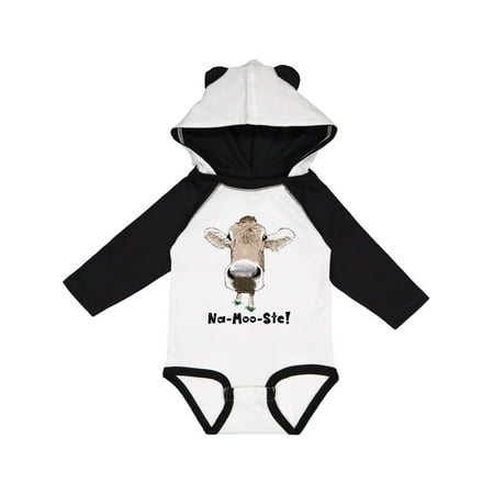 Inktastic Na-Moo-Ste! Cute Brown Holstein Cow Gift Baby Boy or Baby Girl Long Sleeve Bodysuit
Inktastic Na-Moo-Ste! Cute Brown Holstein Cow Gift Baby Boy or Baby Girl Long Sleeve Bodysuit