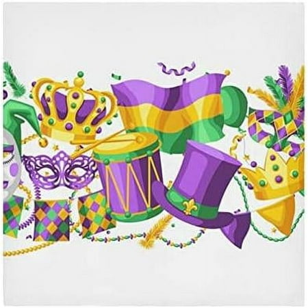 Bestwell 4 pieces Mardi Gras Cloth Napkins Oversized Washable Reusable Polyester Dinner Table Napkins for Family Restaurant Party Decor 20 x20
Bestwell 4 pieces Mardi Gras Cloth Napkins Oversized Washable Reusable Polyester Dinner Table Napkins for Family Restaurant Party Decor 20 x20