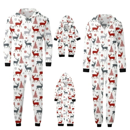 Daznico Family Christmas pjs Matching Sets Christmas Sets White Prints Hooded Long Sleeve Zipper Jumpsuit Family Outfit XL for Women
Daznico Family Christmas pjs Matching Sets Christmas Sets White Prints Hooded Long Sleeve Zipper Jumpsuit Family Outfit XL for Women
