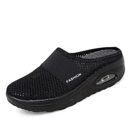 Women Slippers Fashion Wedge Shoes Lightweight Breathable Mesh Female Sandals Thick Bottom Casual Sneakers Ladies Platform Shoes
Women Slippers Fashion Wedge Shoes Lightweight Breathable Mesh Female Sandals Thick Bottom Casual Sneakers Ladies Platform Shoes