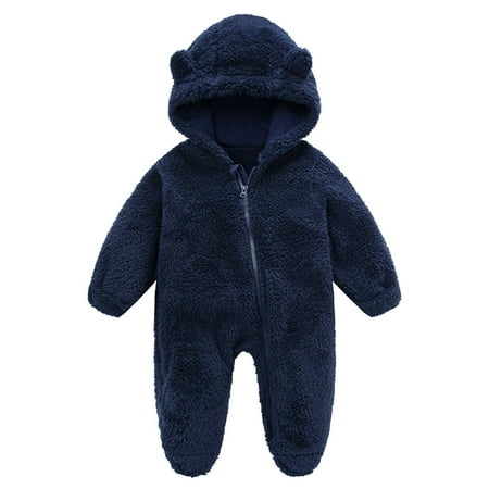 Fsqjgq Toddler Girl Jumper Baby Girl Boy Cute Solid Long Sleeves Cartoon Ear Footed Hooded Zipper Romper Warm Jumpsuit Outfits Snow Jumpsuit Girls Polyester Navy 6M
Fsqjgq Toddler Girl Jumper Baby Girl Boy Cute Solid Long Sleeves Cartoon Ear Footed Hooded Zipper Romper Warm Jumpsuit Outfits Snow Jumpsuit Girls Polyester Navy 6M