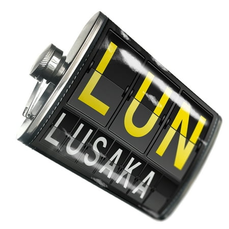 NEONBLOND Flask LUN Airport Code for Lusaka