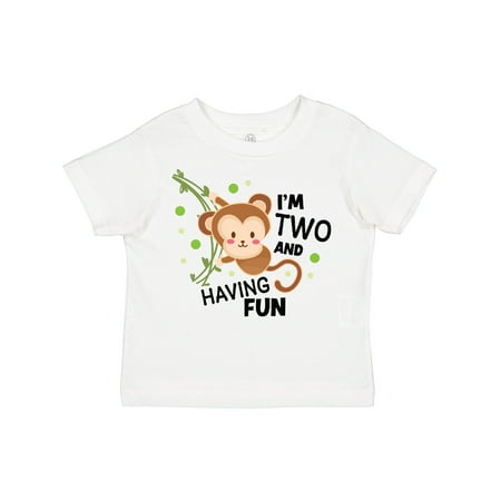 Inktastic I m Two and Having Fun with Monkey Gift Toddler Boy or Toddler Girl T-Shirt
Inktastic I m Two and Having Fun with Monkey Gift Toddler Boy or Toddler Girl T-Shirt