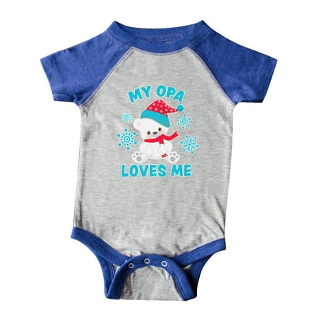 Inktastic Polar Bear My Opa Loves Me in Santa Hat with Snowflakes Gift Baby Boy or Baby Girl Bodysuit
Inktastic Polar Bear My Opa Loves Me in Santa Hat with Snowflakes Gift Baby Boy or Baby Girl Bodysuit