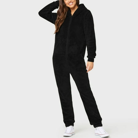 Fleece Jacket Women s Artificial Wool Long Sleeve Pajamas Casual Solid Color Zipper Loose Hooded Jumpsuit Pajamas Casual Winter Warm Rompe Cute 1 Piece Suit Fleece On Sleepwear Teddy Coat For Women
Fleece Jacket Women s Artificial Wool Long Sleeve Pajamas Casual Solid Color Zipper Loose Hooded Jumpsuit Pajamas Casual Winter Warm Rompe Cute 1 Piece Suit Fleece On Sleepwear Teddy Coat For Women