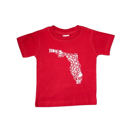 Inktastic Florida Silhouette Mandala Gift Baby Boy or Baby Girl T-Shirt