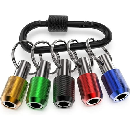 Steel Material 5PCS 1/4 Inch Hex Shank Screwdriver Bits Holder Extension Bar Screw Adapter Drill Handy Heavyduty Keychain Bit Holder for Electric Screwdrivers 5 Colors
Steel Material 5PCS 1/4 Inch Hex Shank Screwdriver Bits Holder Extension Bar Screw Adapter Drill Handy Heavyduty Keychain Bit Holder for Electric Screwdrivers 5 Colors
