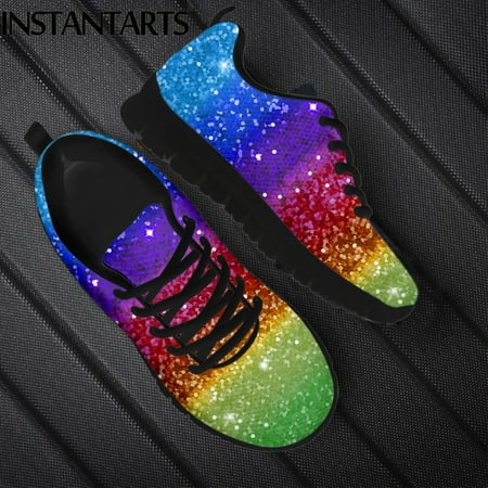 Cool Rainbow Glitter Texture Printed Girls Flat Shoes Breathable Slip-on Mesh Sneakers Outdoor Lace up Scarpe Donna
Cool Rainbow Glitter Texture Printed Girls Flat Shoes Breathable Slip-on Mesh Sneakers Outdoor Lace up Scarpe Donna