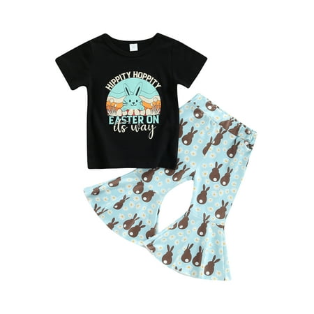 Bagilaanoe 2Pcs Toddler Baby Girl Easter Outfits Rabbit Print Short Sleeve T-shirt Tops + Trousers 6M 12M 18M 24M 3T 4T Kids Summer Long Pants Set
Bagilaanoe 2Pcs Toddler Baby Girl Easter Outfits Rabbit Print Short Sleeve T-shirt Tops + Trousers 6M 12M 18M 24M 3T 4T Kids Summer Long Pants Set