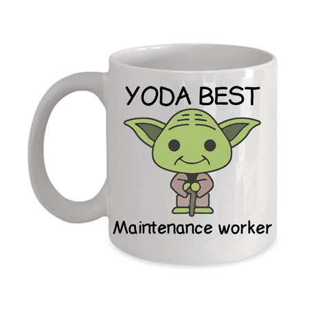 Yoda Best Maintenance Worker Profession mug - Novelty Gift Mugs for Birthday Present Anniversary Valentines Special Occasion Christmas - 11oz Funny Coffee Mug
Yoda Best Maintenance Worker Profession mug - Novelty Gift Mugs for Birthday Present Anniversary Valentines Special Occasion Christmas - 11oz Funny Coffee Mug