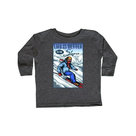 Inktastic Life is Better in The Slopes Gift Toddler Boy or Toddler Girl Long Sleeve T-Shirt
Inktastic Life is Better in The Slopes Gift Toddler Boy or Toddler Girl Long Sleeve T-Shirt