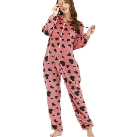 Mrat One-Piece Pajamas Sleepwear Pajamas with Pockets Ladies Winter Slim Fit Plush One-Piece Jumpsuit Comfortable Pajamas For Ladies Female Matching Pajama Se
Mrat One-Piece Pajamas Sleepwear Pajamas with Pockets Ladies Winter Slim Fit Plush One-Piece Jumpsuit Comfortable Pajamas For Ladies Female Matching Pajama Se