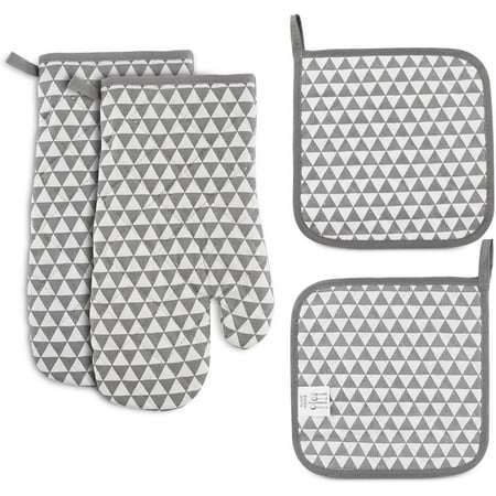 Oven Gloves Kitchen Potholders Non-Slip Heat Resistant Cotton Oven Gloves Oven Mitts With Hanging Buckle 1 Pair Oven Mitts And 2 Potholders For Barbecue Cooking Pizza
Oven Gloves Kitchen Potholders Non-Slip Heat Resistant Cotton Oven Gloves Oven Mitts With Hanging Buckle 1 Pair Oven Mitts And 2 Potholders For Barbecue Cooking Pizza