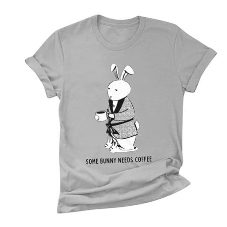 HSMQHJWE Black Tshirt Women Women Causal Shirts Ladies Topseaster Printing Short Sleeve Homebasic Blouses Shirt Scrub Top
HSMQHJWE Black Tshirt Women Women Causal Shirts Ladies Topseaster Printing Short Sleeve Homebasic Blouses Shirt Scrub Top