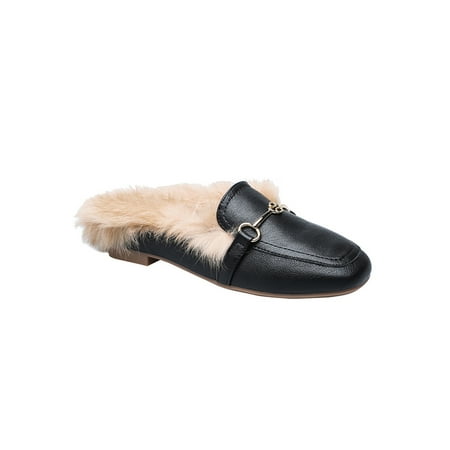 Colisha Womens Lightweight Flat Plush Slides Slippers Solid Color Square Toe Slip On Warm Casual Shoes
Colisha Womens Lightweight Flat Plush Slides Slippers Solid Color Square Toe Slip On Warm Casual Shoes