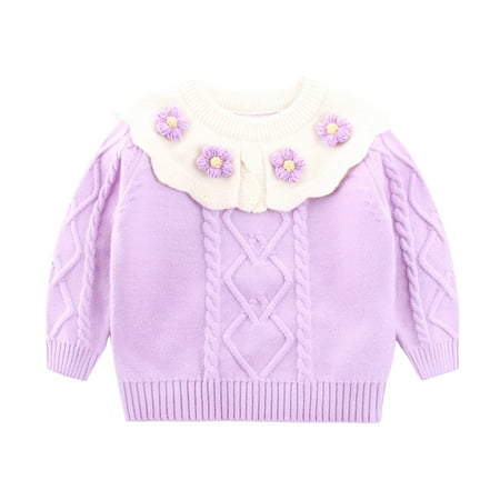 QBGSAY Kids Sweaters Toddler Boys Girls Winter Long Sleeve Flower Embroidery Ruffles Knit Sweater For Children Clothes Warm Sweaters Clothes
QBGSAY Kids Sweaters Toddler Boys Girls Winter Long Sleeve Flower Embroidery Ruffles Knit Sweater For Children Clothes Warm Sweaters Clothes